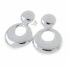 gold plated earrings with exclusive cubic zirconia
